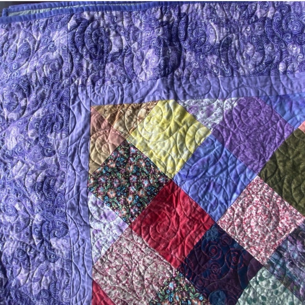 Colorful Patchwork Quilt - Picture 6 of 6